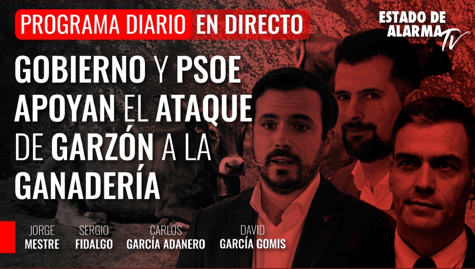 Imagen del video: Gobierno y PSOE apoyan el ataque de Garzón a la ganadería