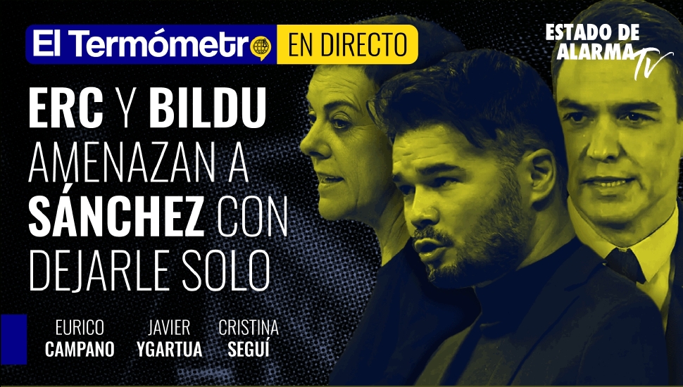 Imagen del video: El Termómetro: ERC y Bildu amenazan a Sánchez con dejarle sólo
